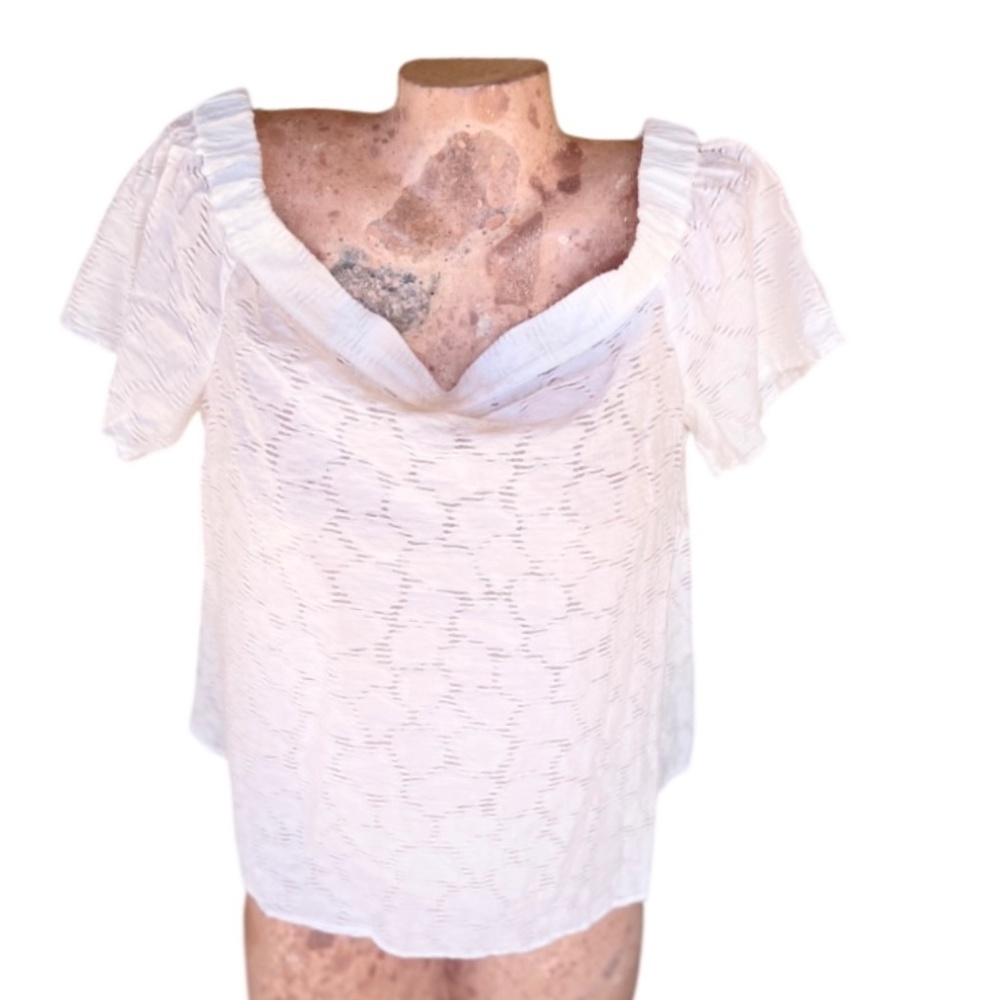 Womens Peasant Blouse Size L or 10P - Picture 1 of 5